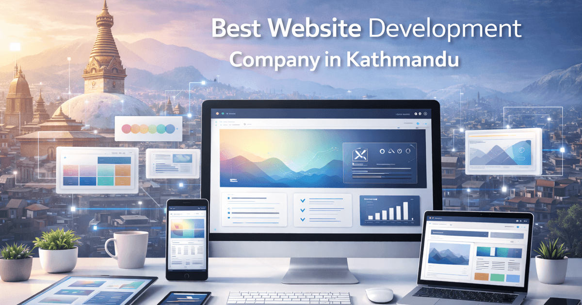 Website development company in Kathmandu building modern responsive websites