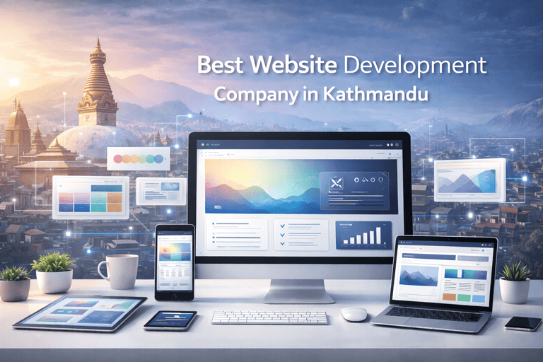 Website development company in Kathmandu building modern responsive websites